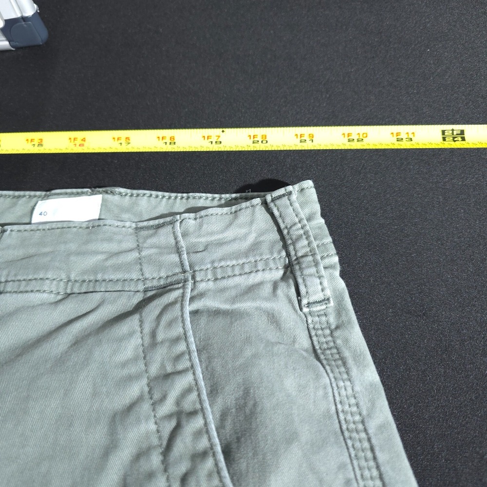 Gap Cargo Shorts Men's 4o Green Cotton Vintafli Solid Pockets VTG Carpenter Y2K - Picture 9 of 16